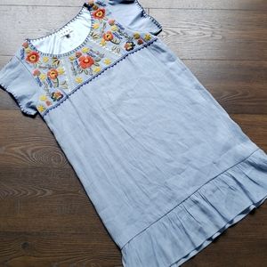 THML Embroidered Dress Small
